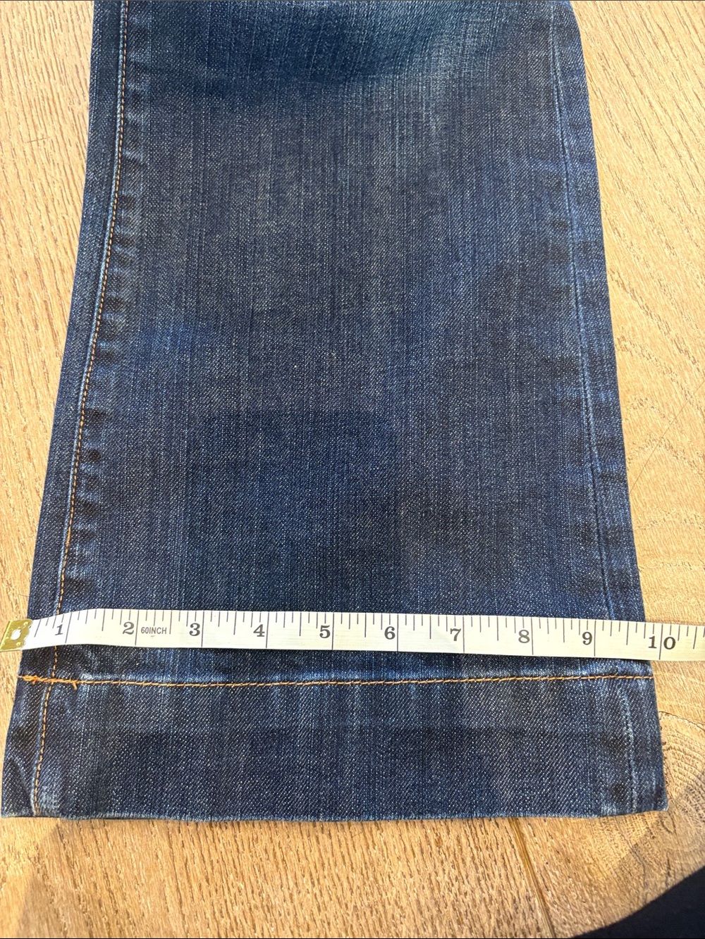 Fidelity Denim Hyacinth Low rise Trouser Jeans Dark Wash Size 26 worn vintage - Picture 2 of 13